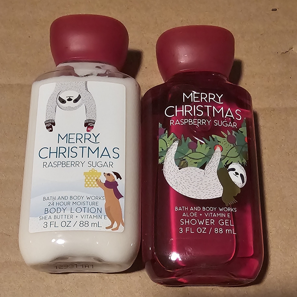 Bath & Body Works Raspberry Sugar Travel Set - Discontinued